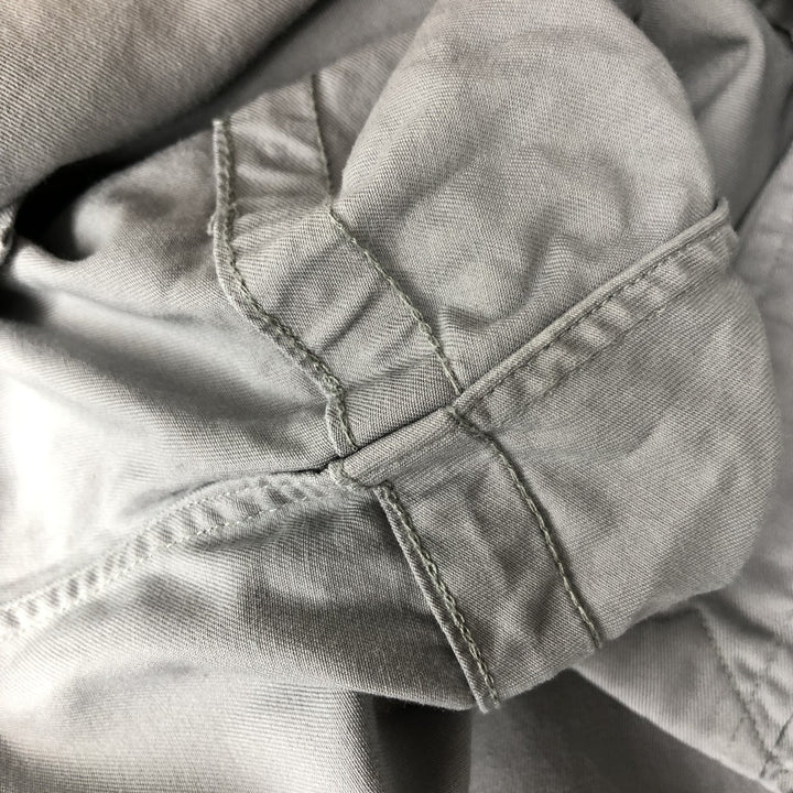 Ralph Lauren CUSTOM FIT long sleeve button down shirt, men's XL size cotton gray type Vintage Second Hand