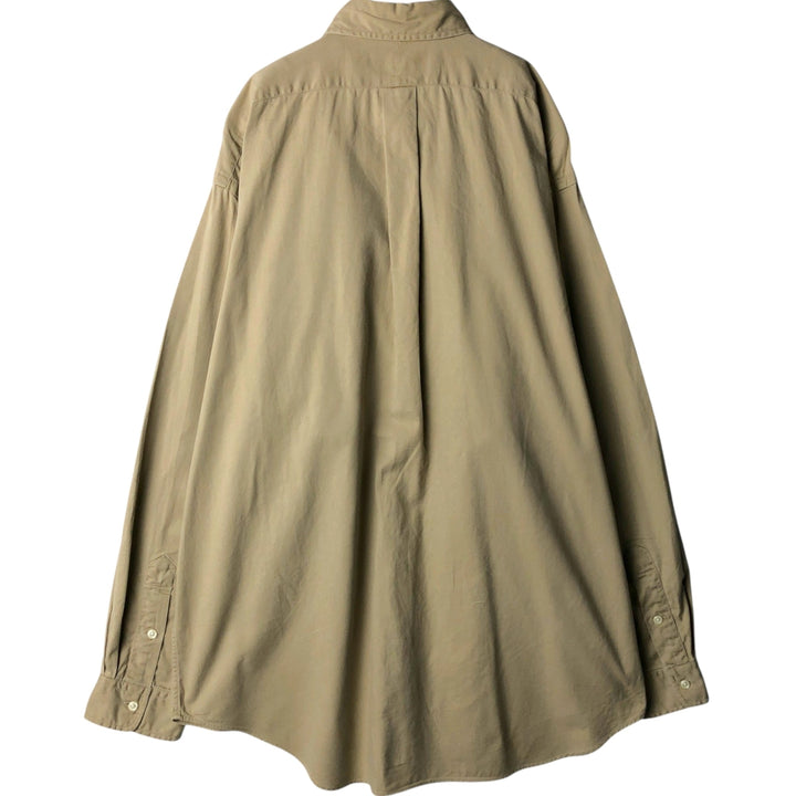 Ralph Lauren long sleeve button down shirt, men's XL size cotton Beige type Vintage Second Hand
