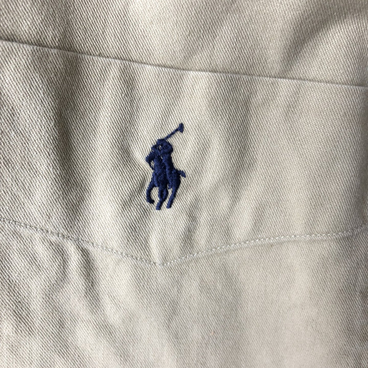 Ralph Lauren long sleeve button down shirt, men's XL size cotton Beige type Vintage Second Hand