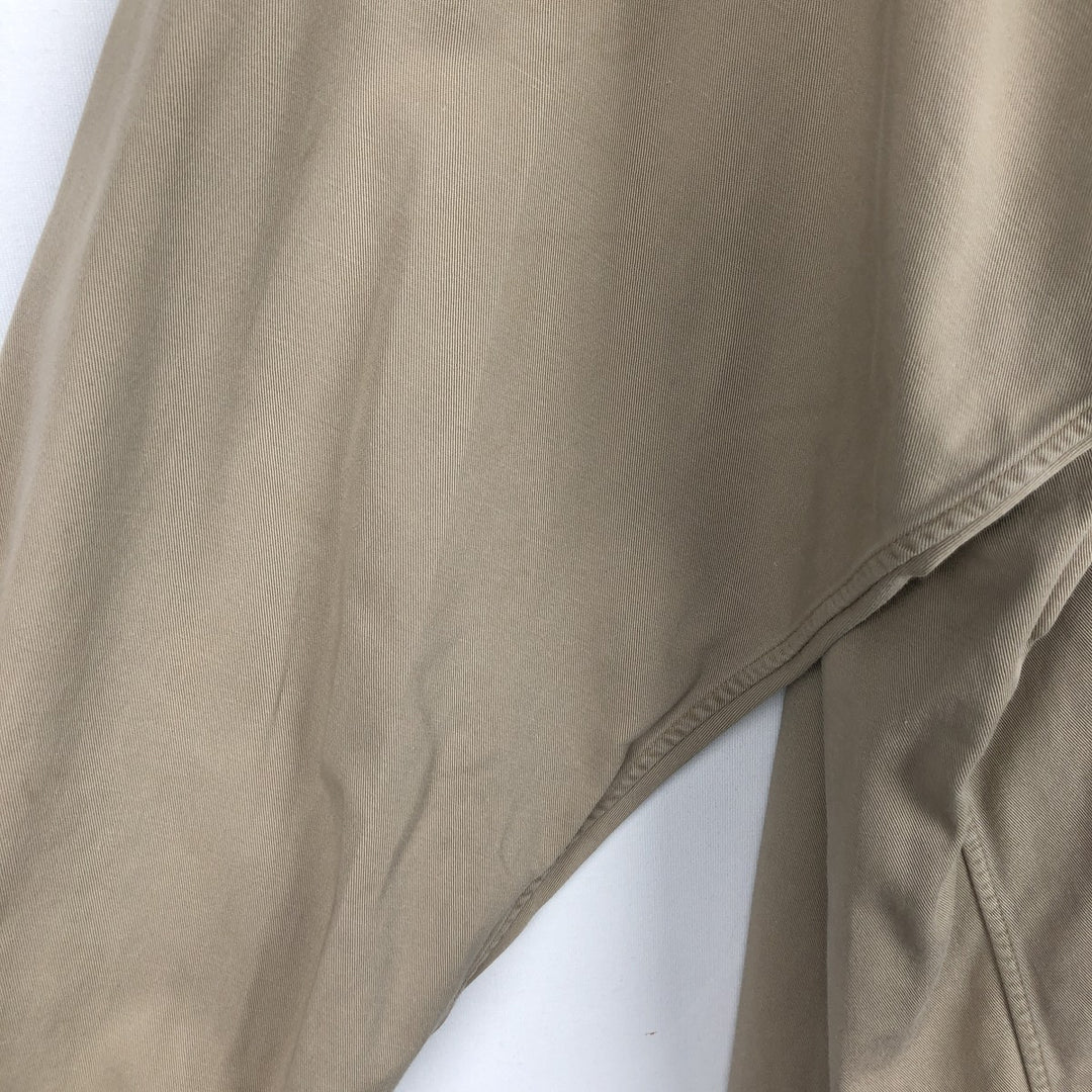 Ralph Lauren BLAKE long sleeve button down shirt, men's size L cotton Beige type Vintage Second Hand