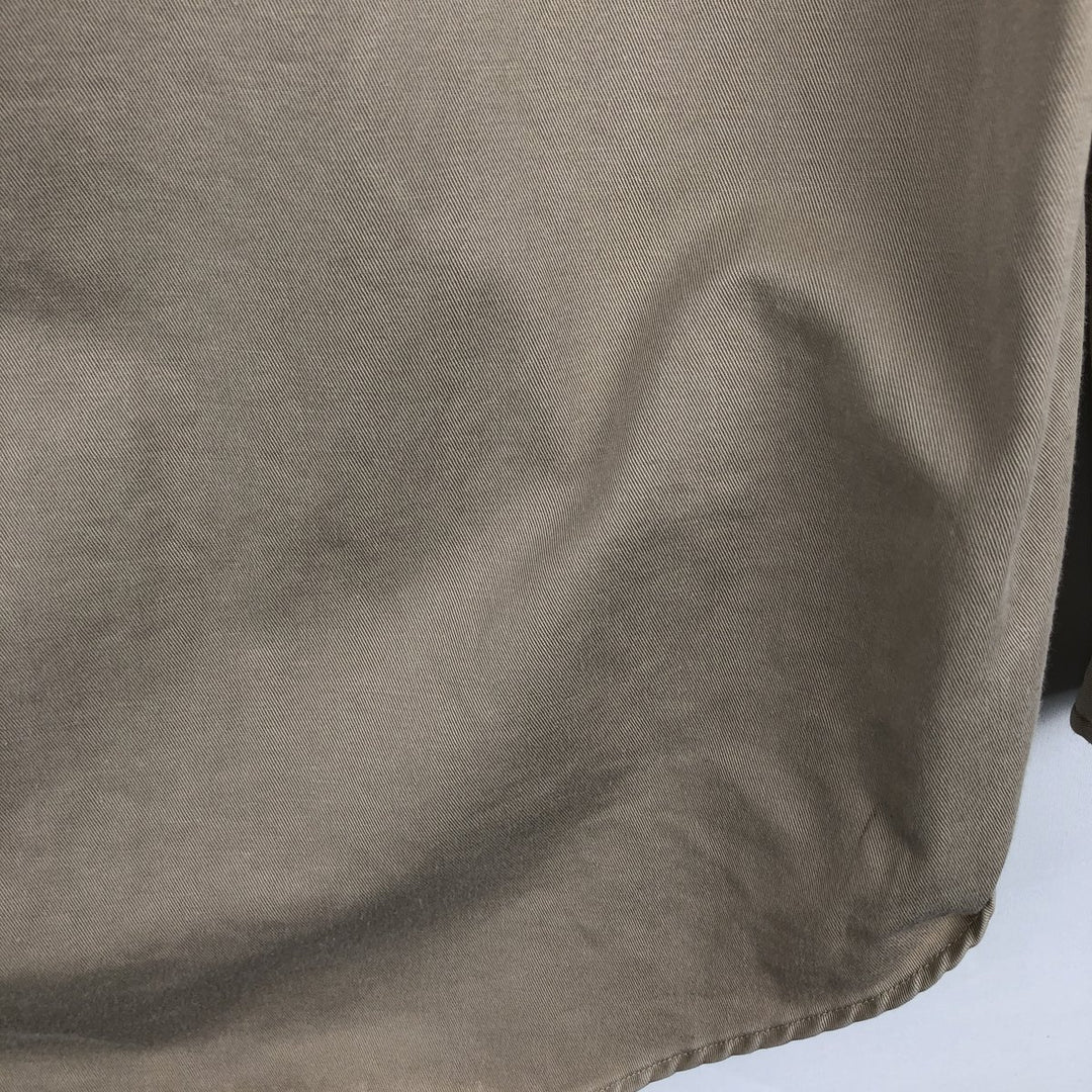 Ralph Lauren BLAKE long sleeve button down shirt, men's size L cotton Beige type Vintage Second Hand