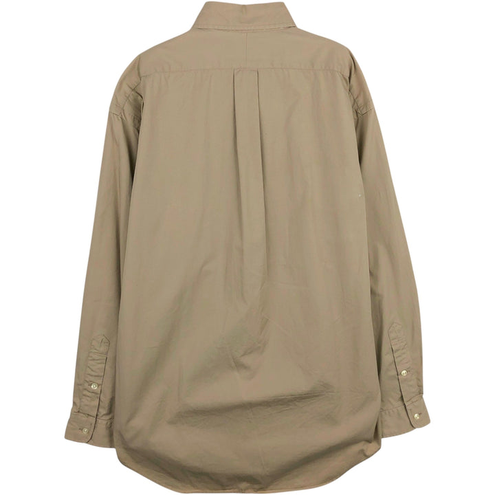 Ralph Lauren BLAKE long sleeve button down shirt, men's size M cotton Beige type Vintage Second Hand
