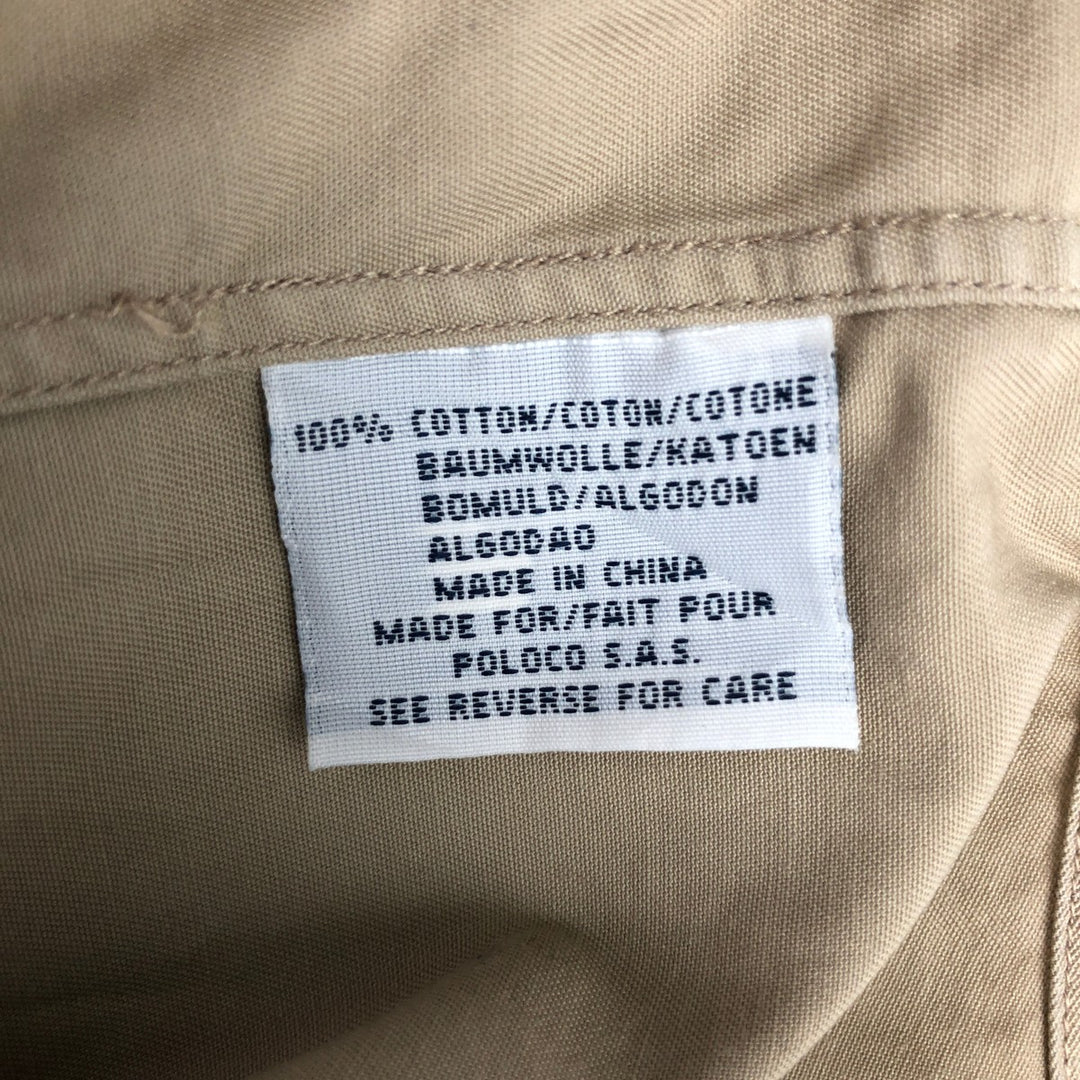 Ralph Lauren BLAKE long sleeve button down shirt, men's size M cotton Beige type Vintage Second Hand