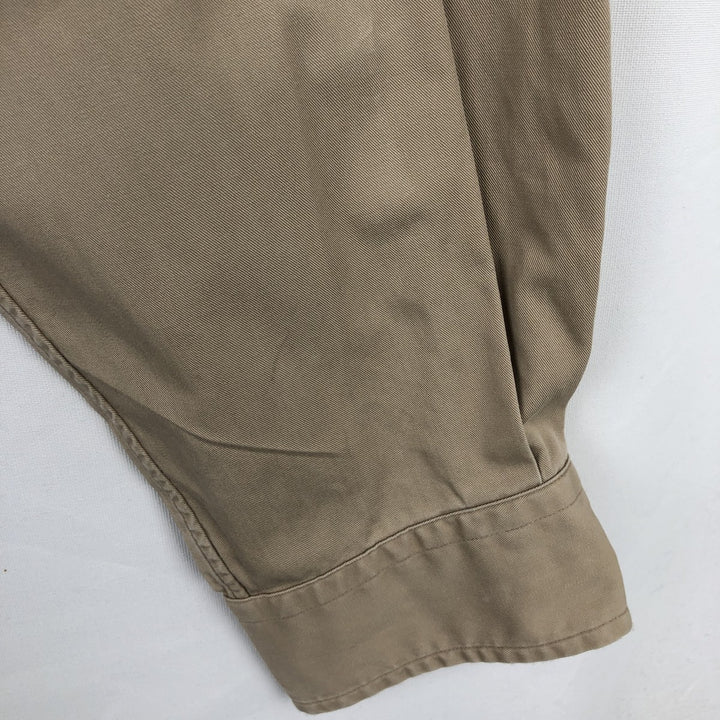 Ralph Lauren BLAKE long sleeve button down shirt, men's size L cotton Beige type Vintage Second Hand