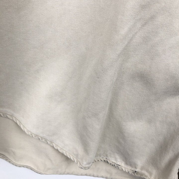 Ralph Lauren long sleeve button down shirt, men's XXL size cotton Beige type Vintage Second Hand