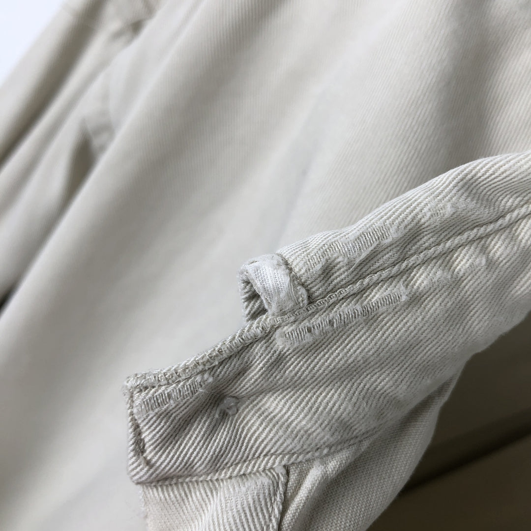 Ralph Lauren long sleeve button down shirt, men's XXL size cotton Beige type Vintage Second Hand