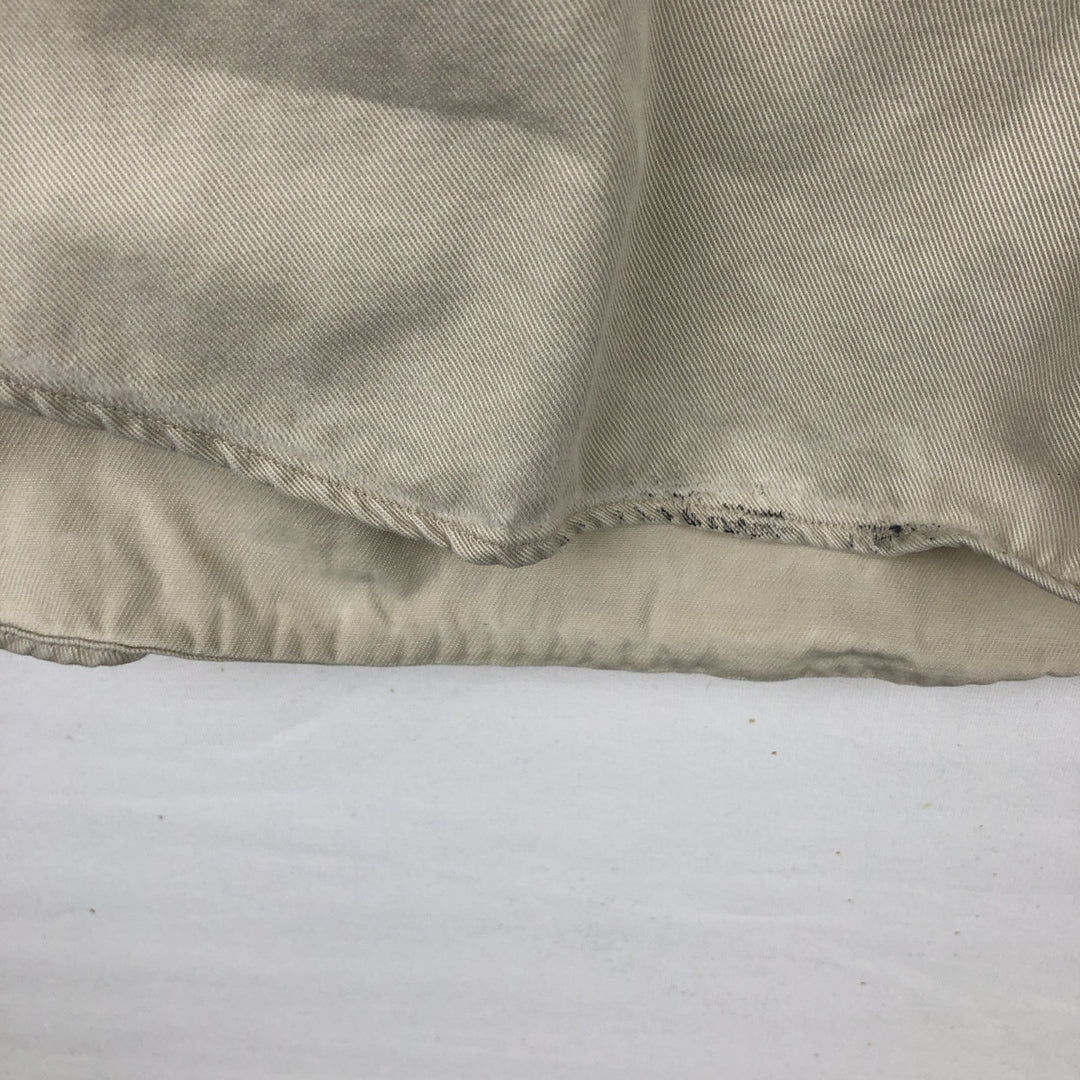 Ralph Lauren long sleeve button down shirt, men's XXL size cotton Beige type Vintage Second Hand