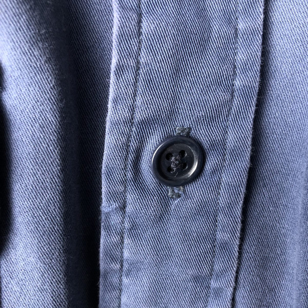 Ralph Lauren POLO by Ralph Lauren long-sleeved cotton shirt, men's size M cotton navy blue type Vintage Second Hand