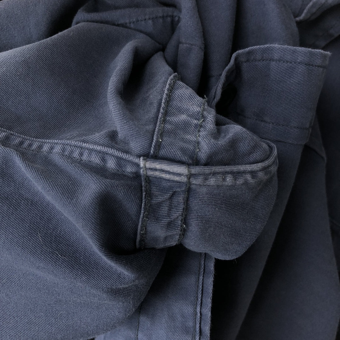 Ralph Lauren POLO by Ralph Lauren long-sleeved cotton shirt, men's size M cotton navy blue type Vintage Second Hand