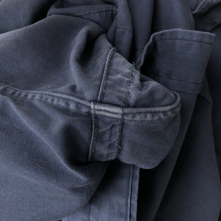 Ralph Lauren POLO by Ralph Lauren long-sleeved cotton shirt, men's size M cotton navy blue type Vintage Second Hand