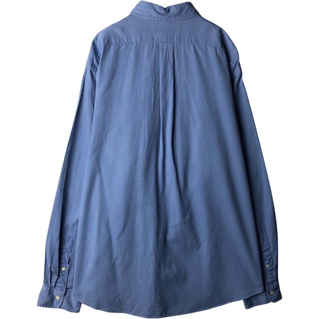 Ralph Lauren Custom Fit Long Sleeve Button Down Shirt Men's XXL cotton Blue type light blue Vintage Second Hand