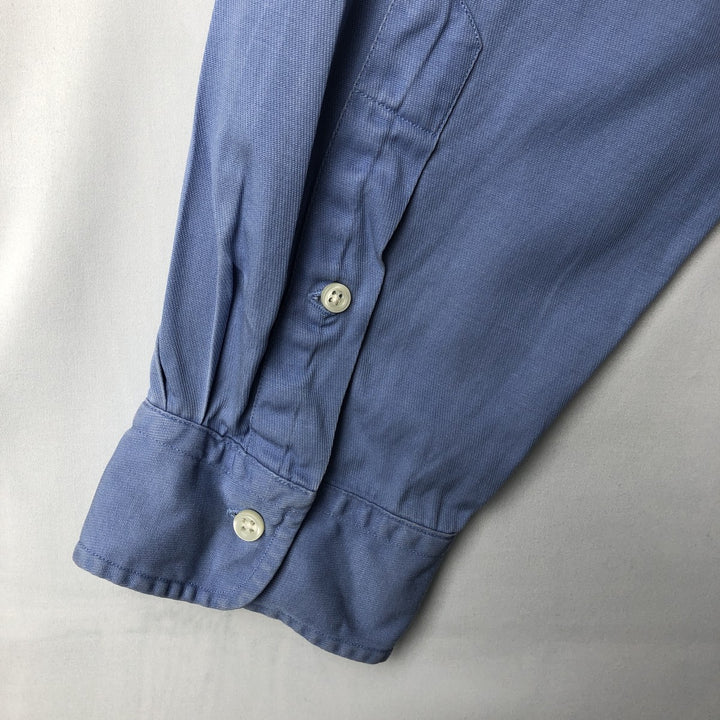 Ralph Lauren Custom Fit Long Sleeve Button Down Shirt Men's XXL cotton Blue type light blue Vintage Second Hand