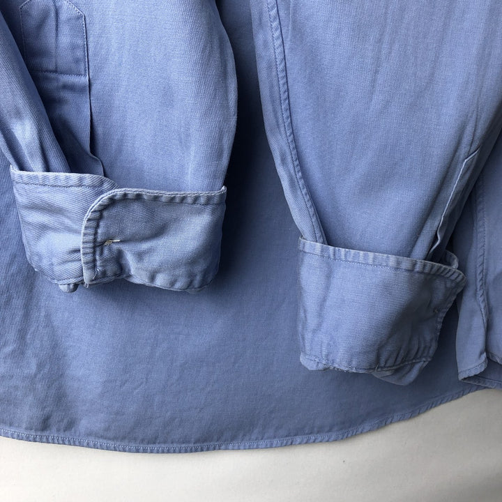 Ralph Lauren Custom Fit Long Sleeve Button Down Shirt Men's XXL cotton Blue type light blue Vintage Second Hand
