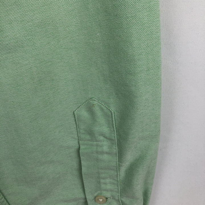 Ralph Lauren CUSTOM FIT Crazy Pattern Long-Sleeve Button-Down Shirt, Men's Size M (approx.) cotton Blue type light blue Vintage Second Hand