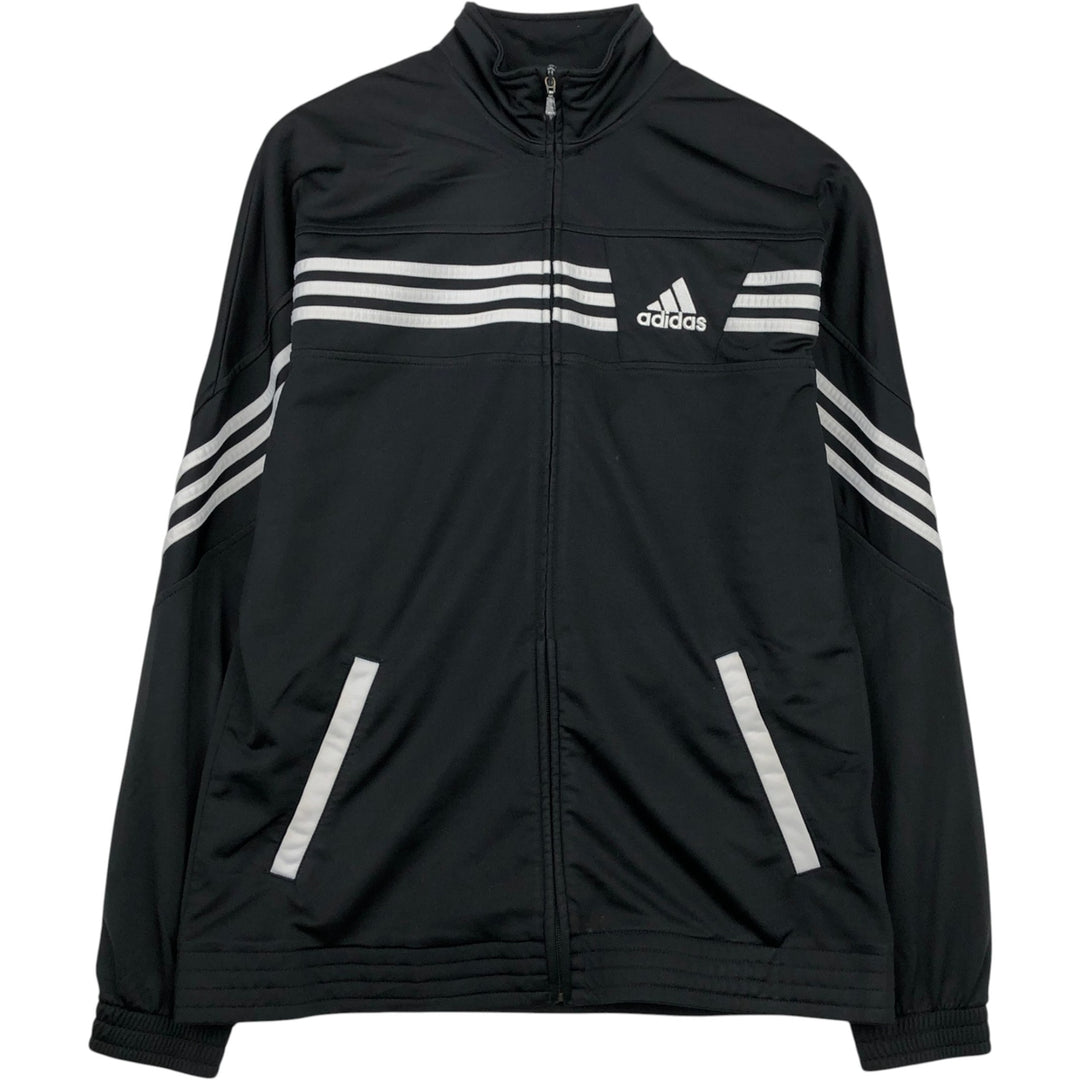 Adidas adidas jersey track jacket men's size M polyester black type Vintage Second Hand