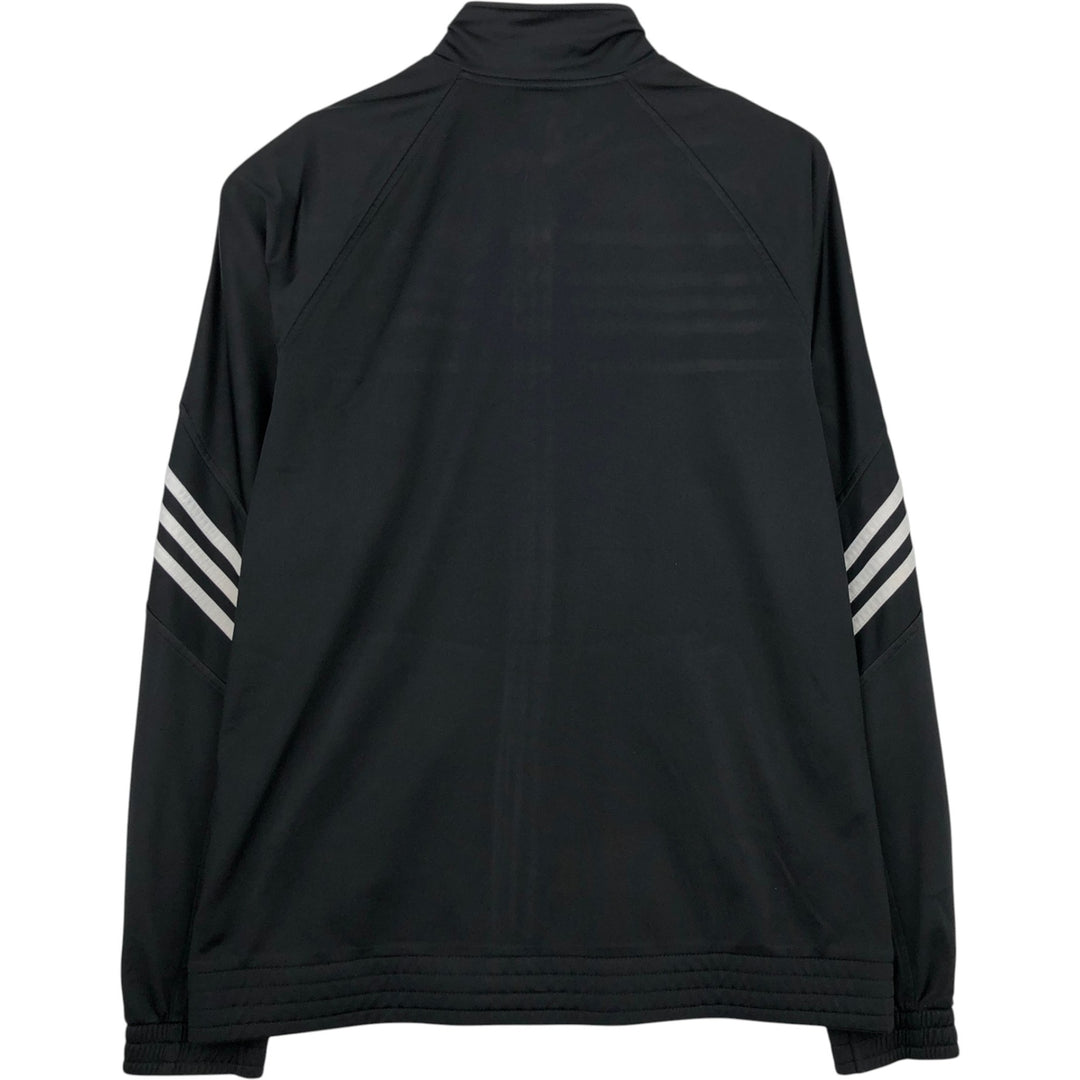 Adidas adidas jersey track jacket men's size M polyester black type Vintage Second Hand