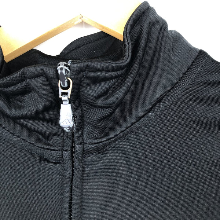 Adidas adidas jersey track jacket men's size M polyester black type Vintage Second Hand