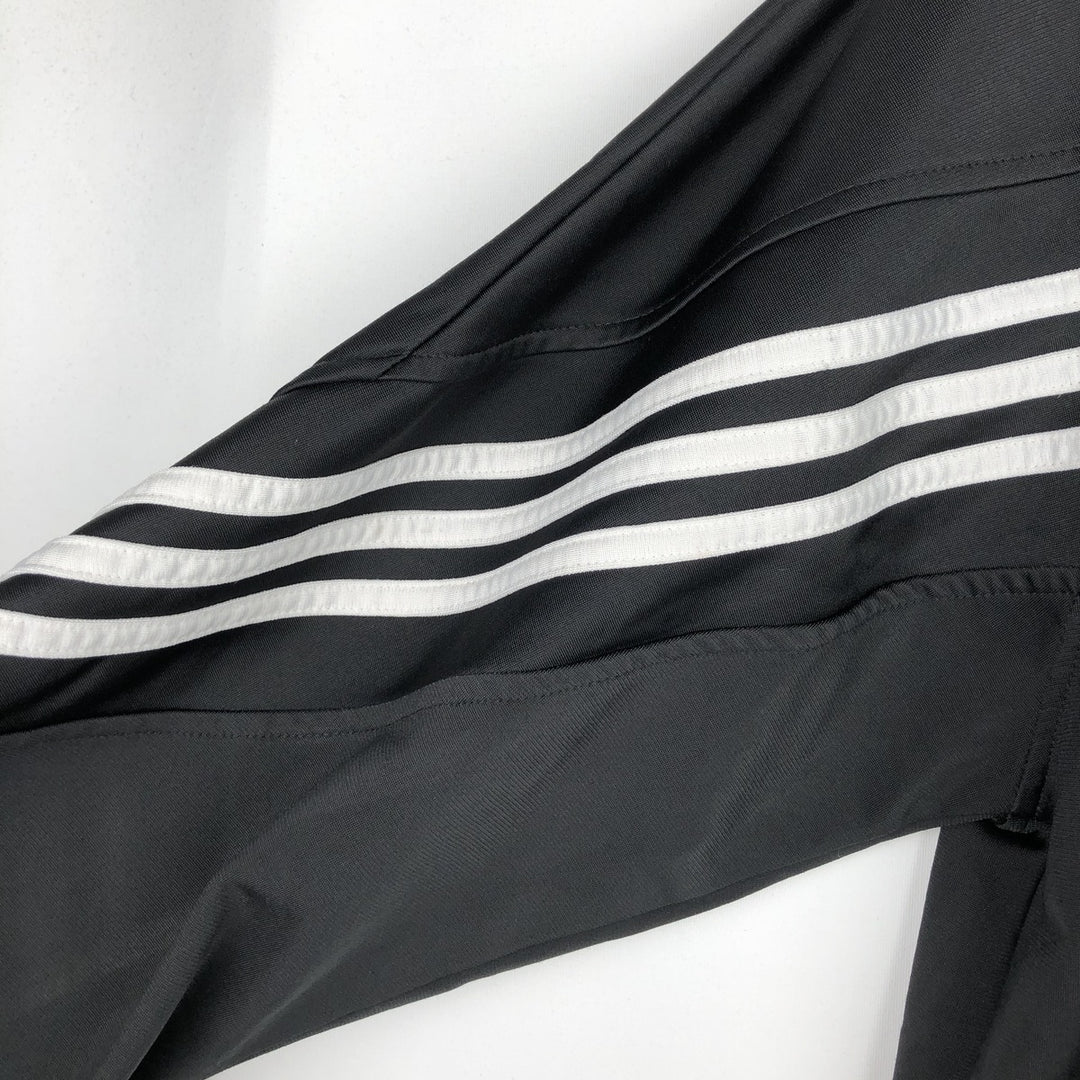 Adidas adidas jersey track jacket men's size M polyester black type Vintage Second Hand