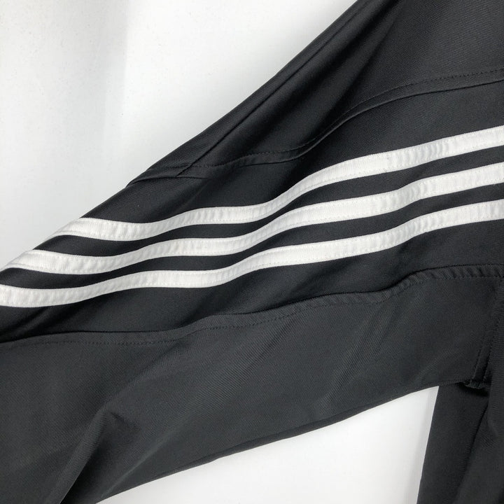Adidas adidas jersey track jacket men's size M polyester black type Vintage Second Hand