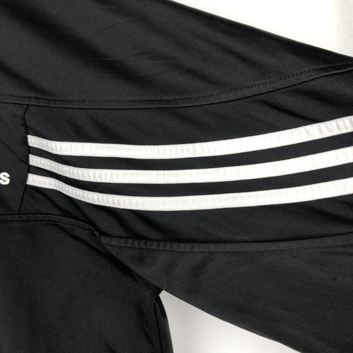 Adidas adidas jersey track jacket men's size M polyester black type Vintage Second Hand
