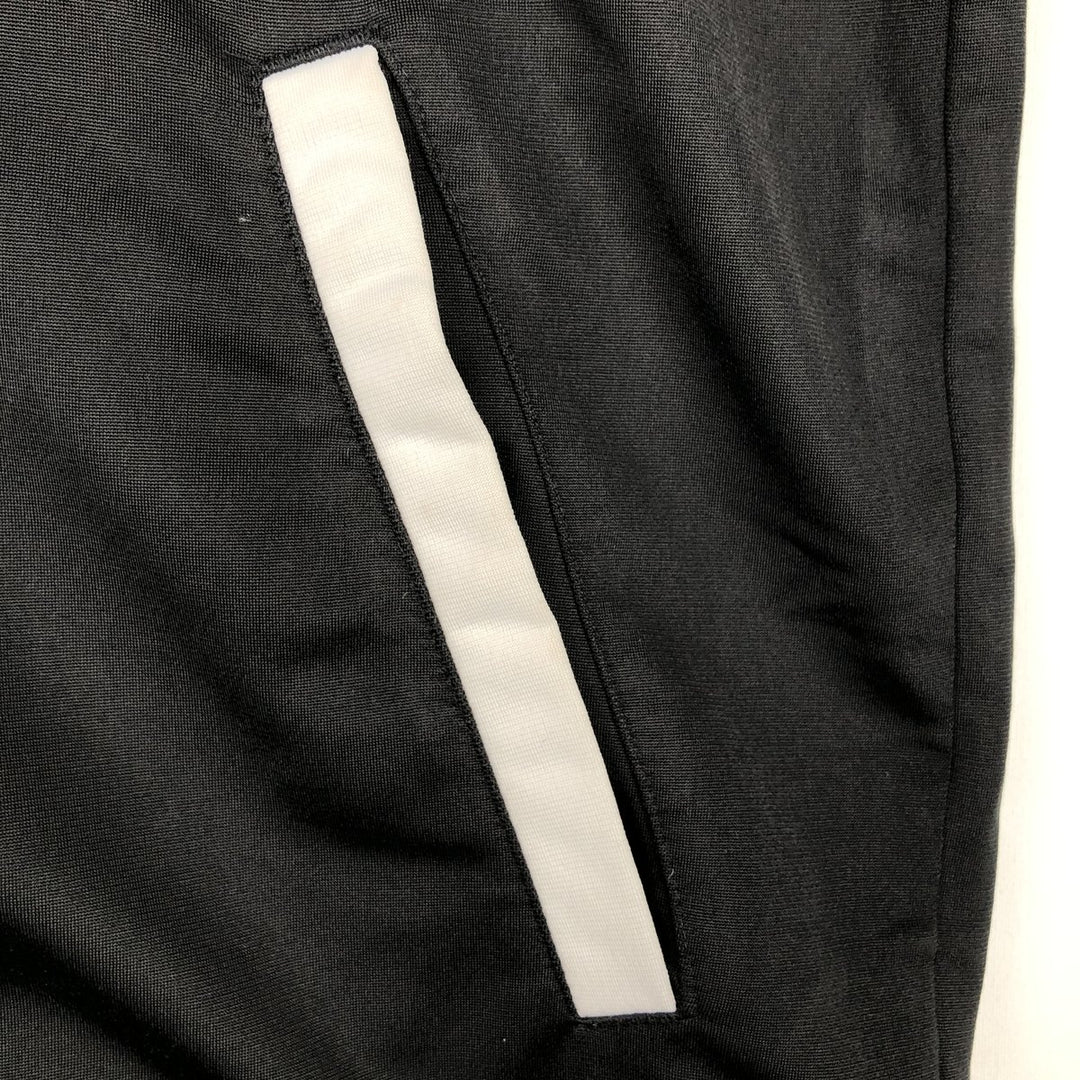 Adidas adidas jersey track jacket men's size M polyester black type Vintage Second Hand