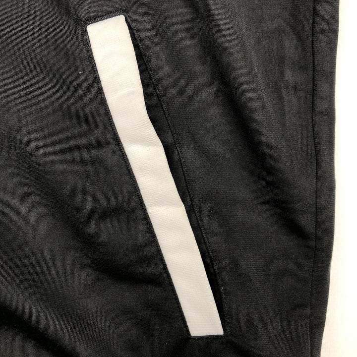 Adidas adidas jersey track jacket men's size M polyester black type Vintage Second Hand