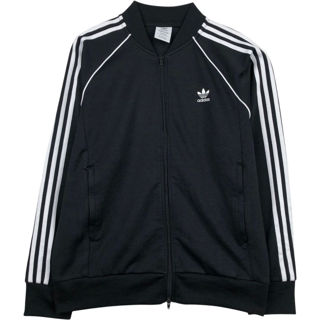 Adidas Originals Jersey Track Jacket Men's Size L recycled polyester black type Vintage Second Hand