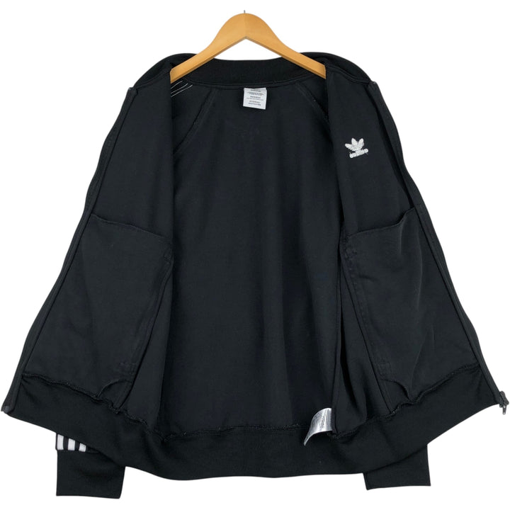 Adidas Originals Jersey Track Jacket Men's Size L recycled polyester black type Vintage Second Hand