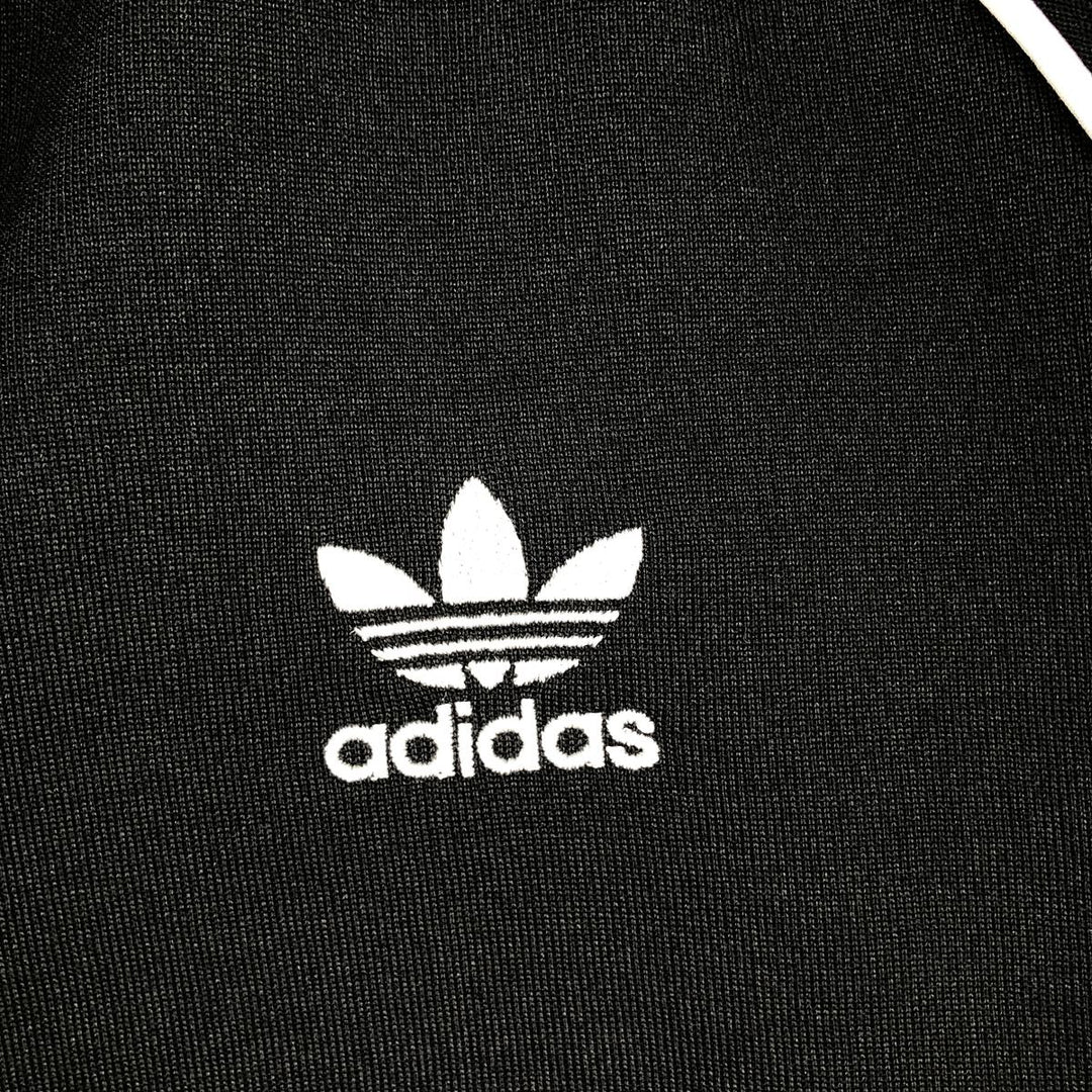 Adidas Originals Jersey Track Jacket Men's Size L recycled polyester black type Vintage Second Hand