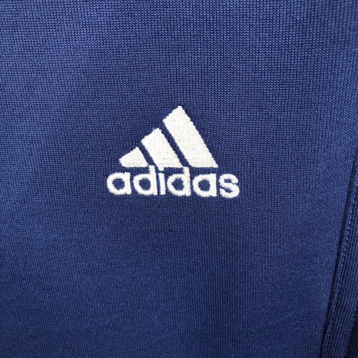 90s-00'S Adidas half-zip tracksuit pullover, men's size L (approx.) polyester navy blue type Vintage Second Hand