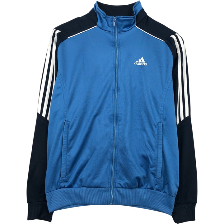 00'S adidas jersey track jacket, men's size S polyester blue type Vintage Second Hand