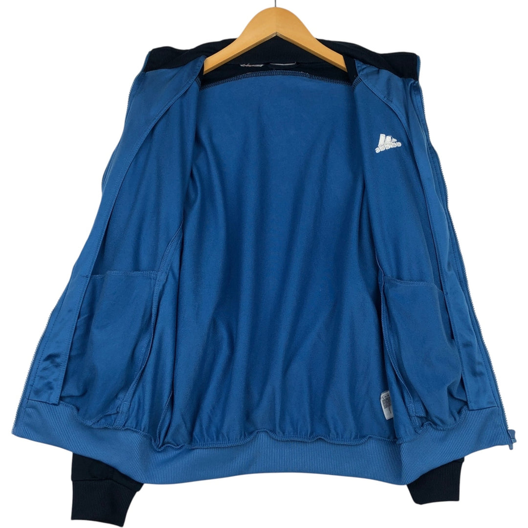 00'S adidas jersey track jacket, men's size S polyester blue type Vintage Second Hand