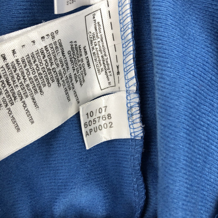 00'S adidas jersey track jacket, men's size S polyester blue type Vintage Second Hand
