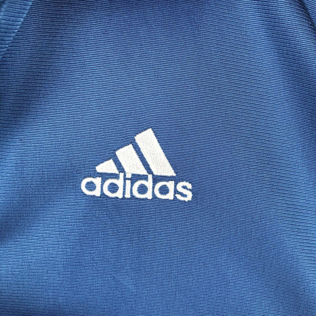 00'S adidas jersey track jacket, men's size S polyester blue type Vintage Second Hand