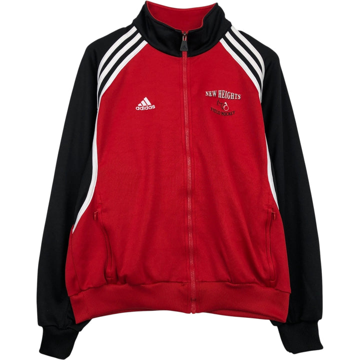 00'S adidas jersey track jacket, men's size M polyester red type Vintage Second Hand