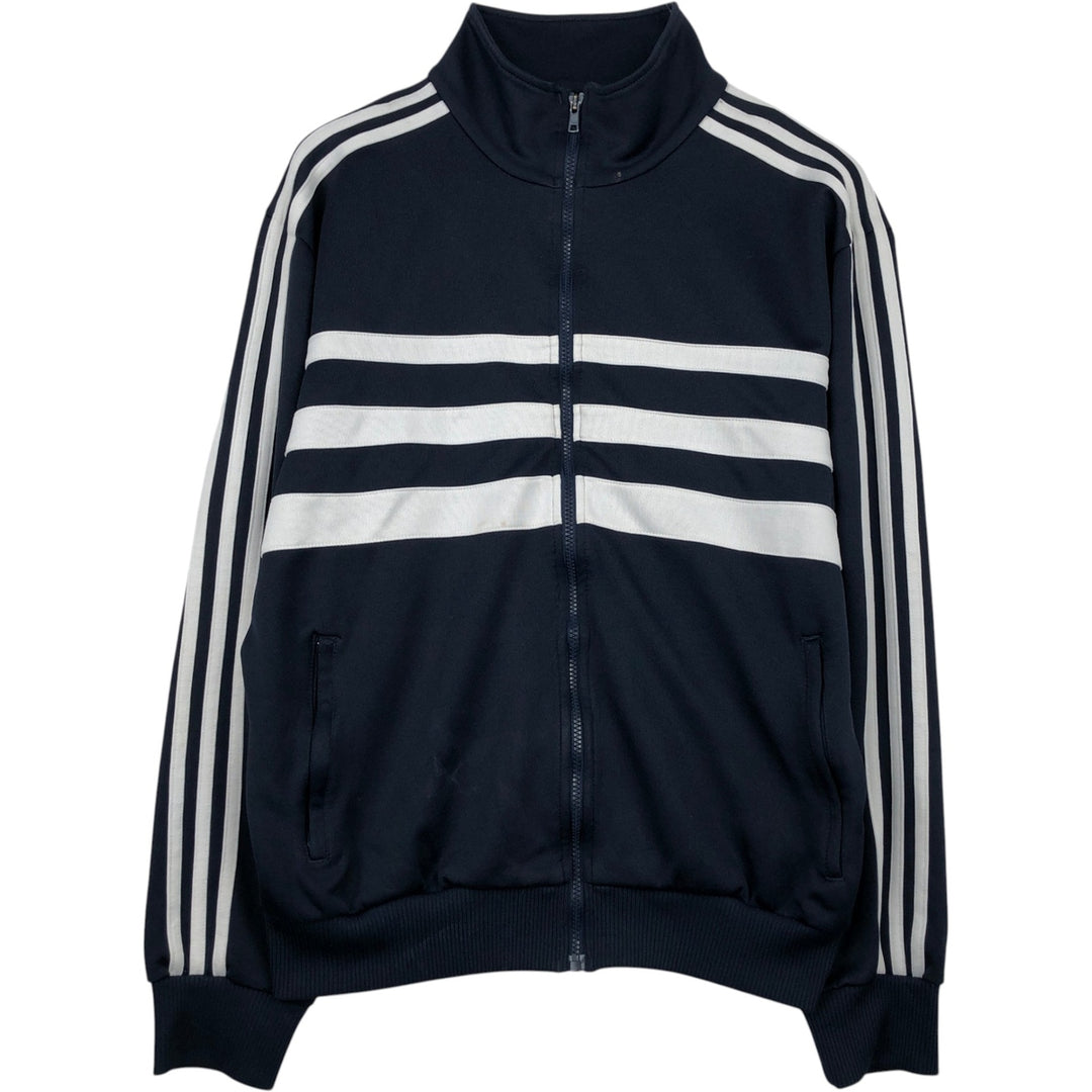 00'S adidas Originals Jersey Track Jacket Men's XL polyester navy blue type Vintage Second Hand