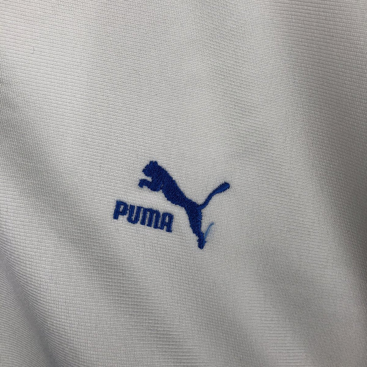 Vintage 80s-90'S Puma Track Jacket, Men's Size XL polyester white type Vintage Second Hand