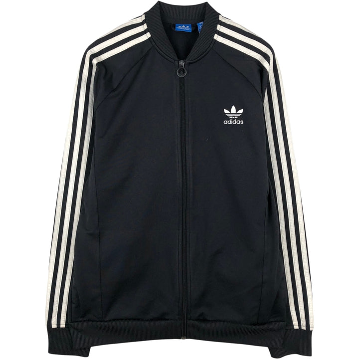 Adidas Originals Jersey Track Jacket Men's M polyester black type Vintage Second Hand