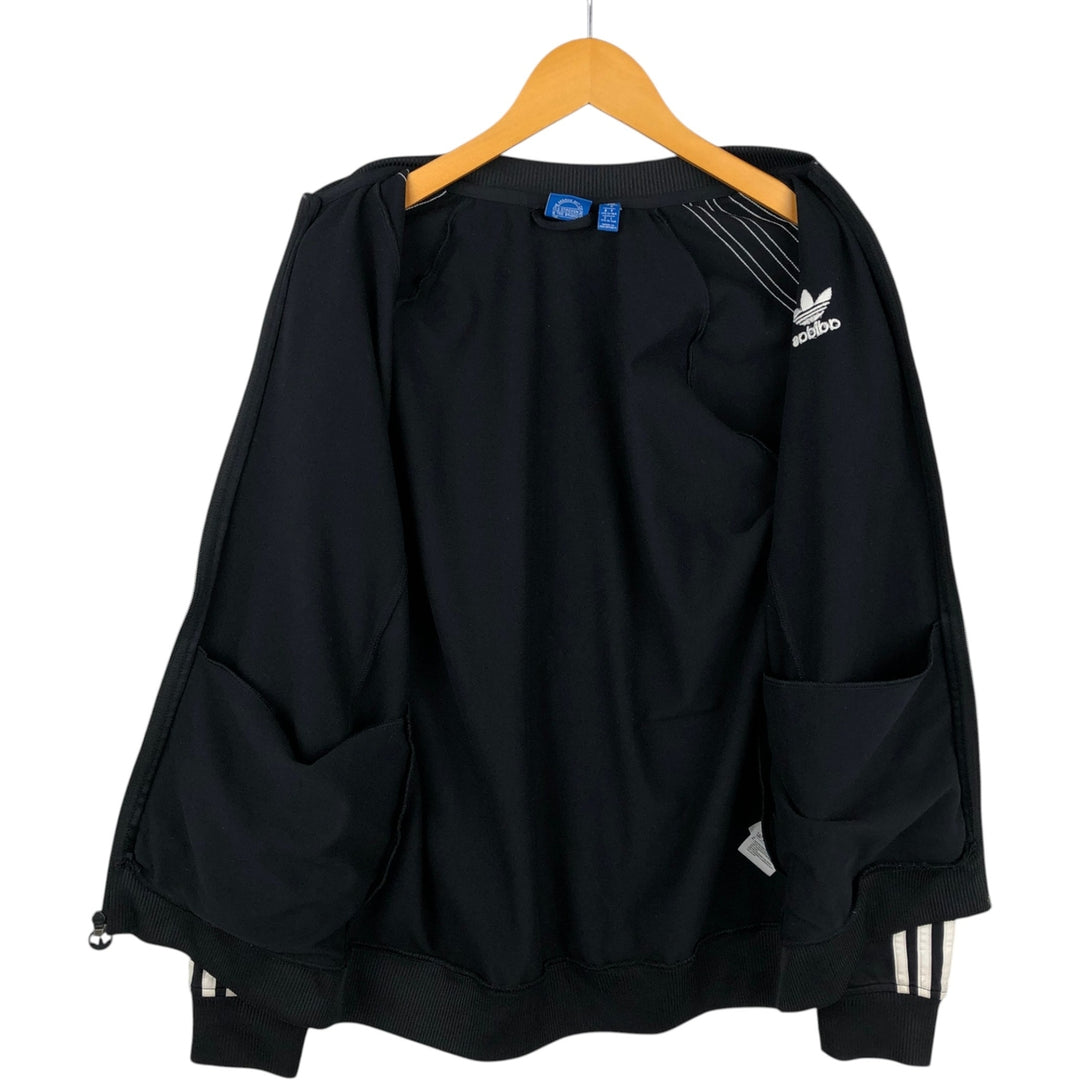 Adidas Originals Jersey Track Jacket Men's M polyester black type Vintage Second Hand