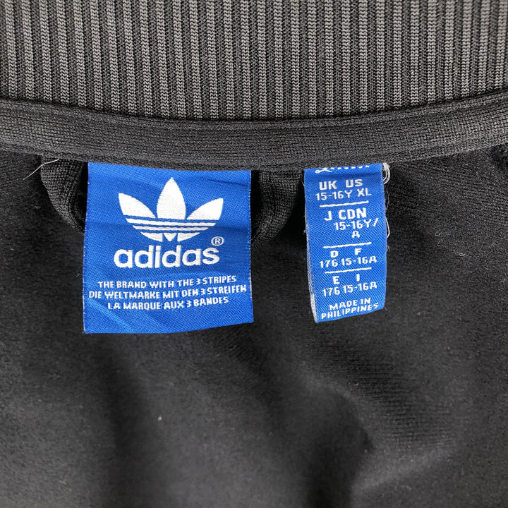 Adidas Originals Jersey Track Jacket Men's M polyester black type Vintage Second Hand