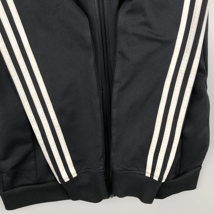Adidas Originals Jersey Track Jacket Men's M polyester black type Vintage Second Hand
