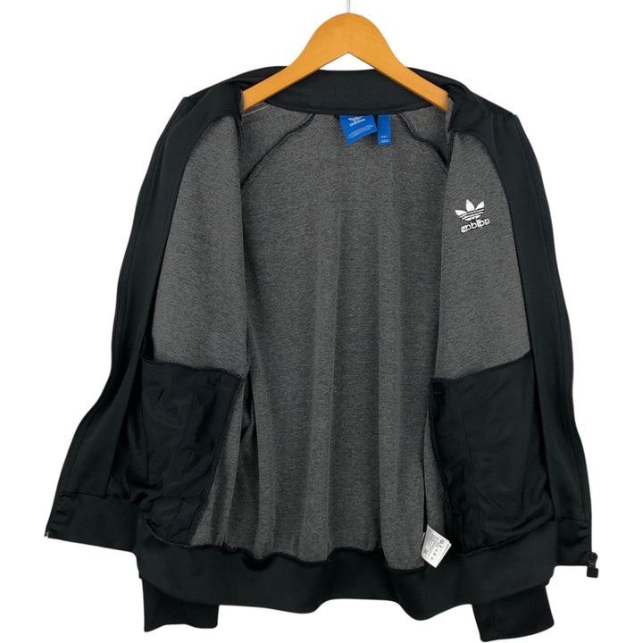 Adidas Originals Jersey Track Jacket Men's Size L recycled polyester black type Vintage Second Hand