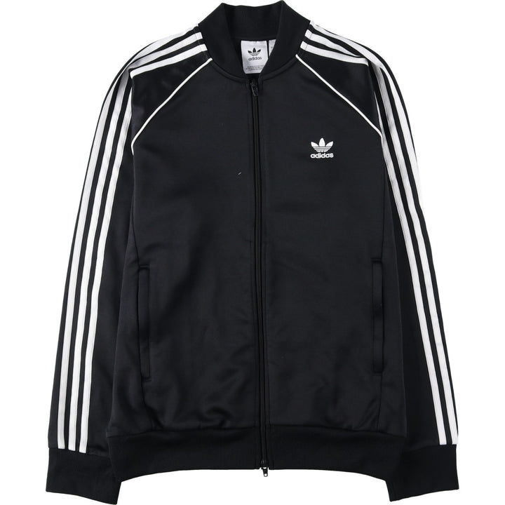 Adidas Originals Jersey Track Jacket Men's Size L recycled polyester black type Vintage Second Hand