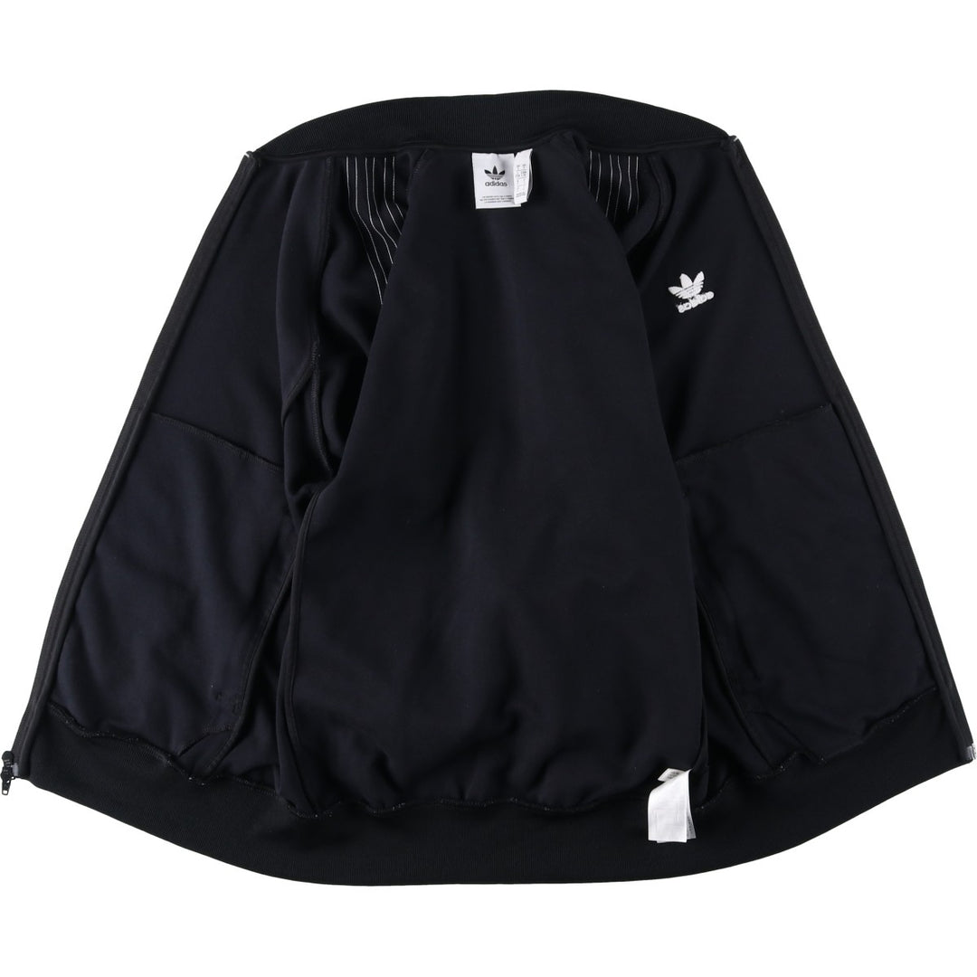 Adidas Originals Jersey Track Jacket Men's Size L recycled polyester black type Vintage Second Hand