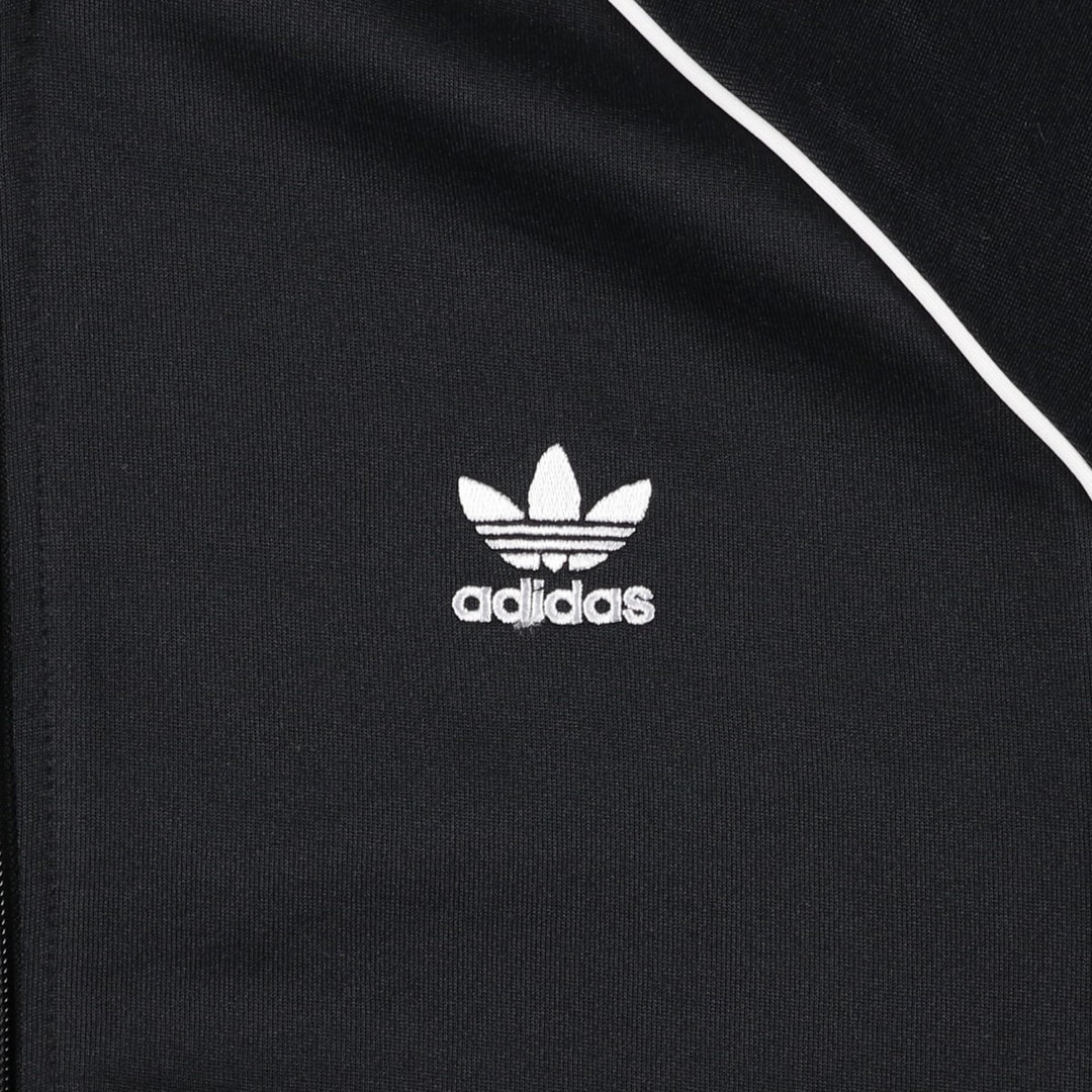 Adidas Originals Jersey Track Jacket Men's Size L recycled polyester black type Vintage Second Hand