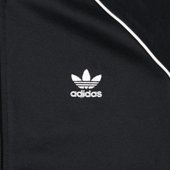 Adidas Originals Jersey Track Jacket Men's Size L recycled polyester black type Vintage Second Hand