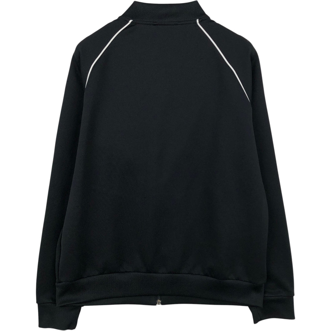 Adidas Originals Jersey Track Jacket Men's Size L polyester black type Vintage Second Hand
