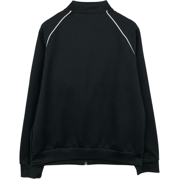 Adidas Originals Jersey Track Jacket Men's Size L polyester black type Vintage Second Hand