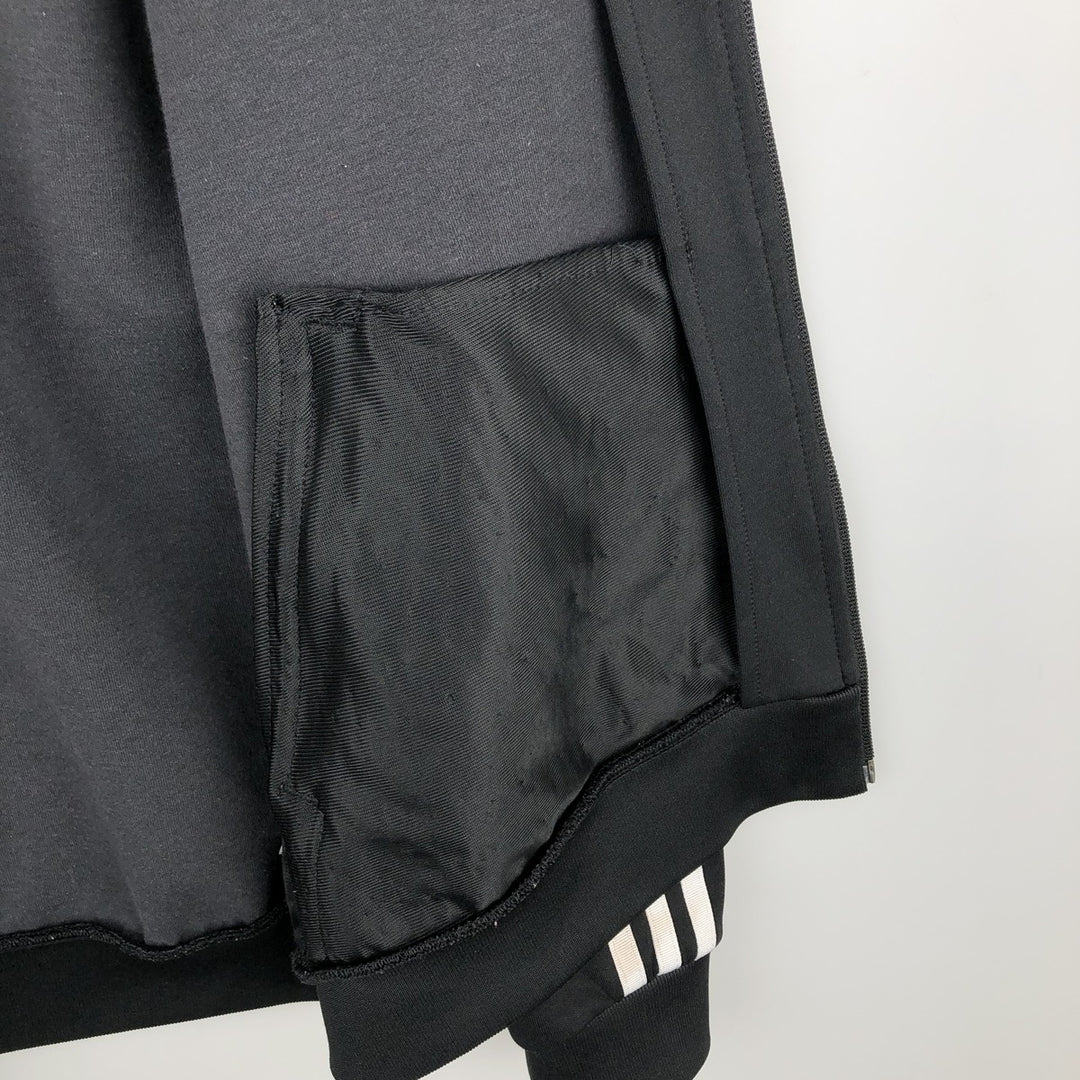 Adidas Originals Jersey Track Jacket Men's Size L polyester black type Vintage Second Hand