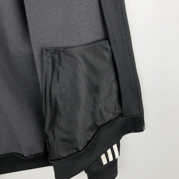 Adidas Originals Jersey Track Jacket Men's Size L polyester black type Vintage Second Hand